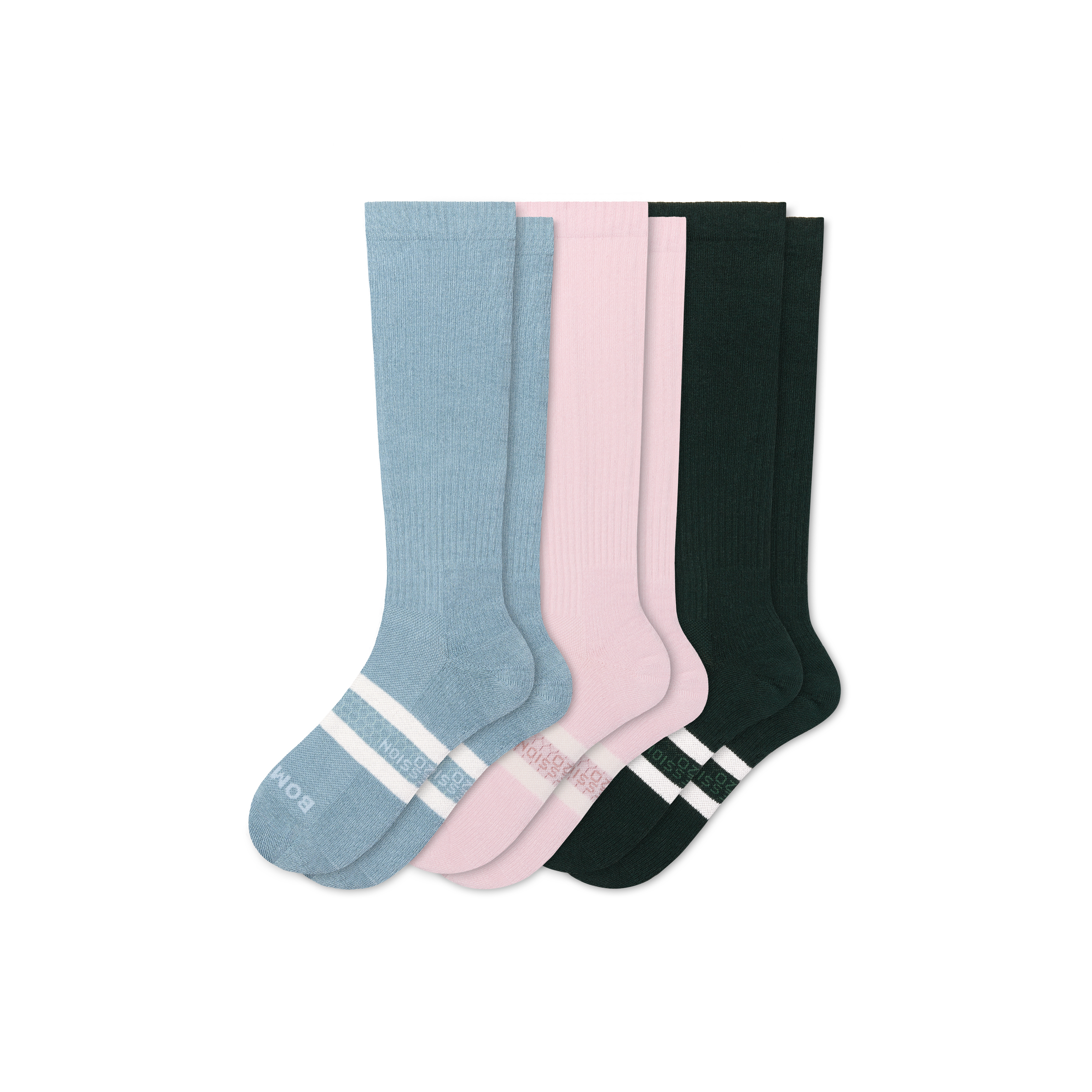 Women's Everyday Compression Knee High Sock 3-Pack (15-20mmHg)