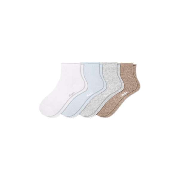Women’s Roll Top Quarter Sock 4-Pack