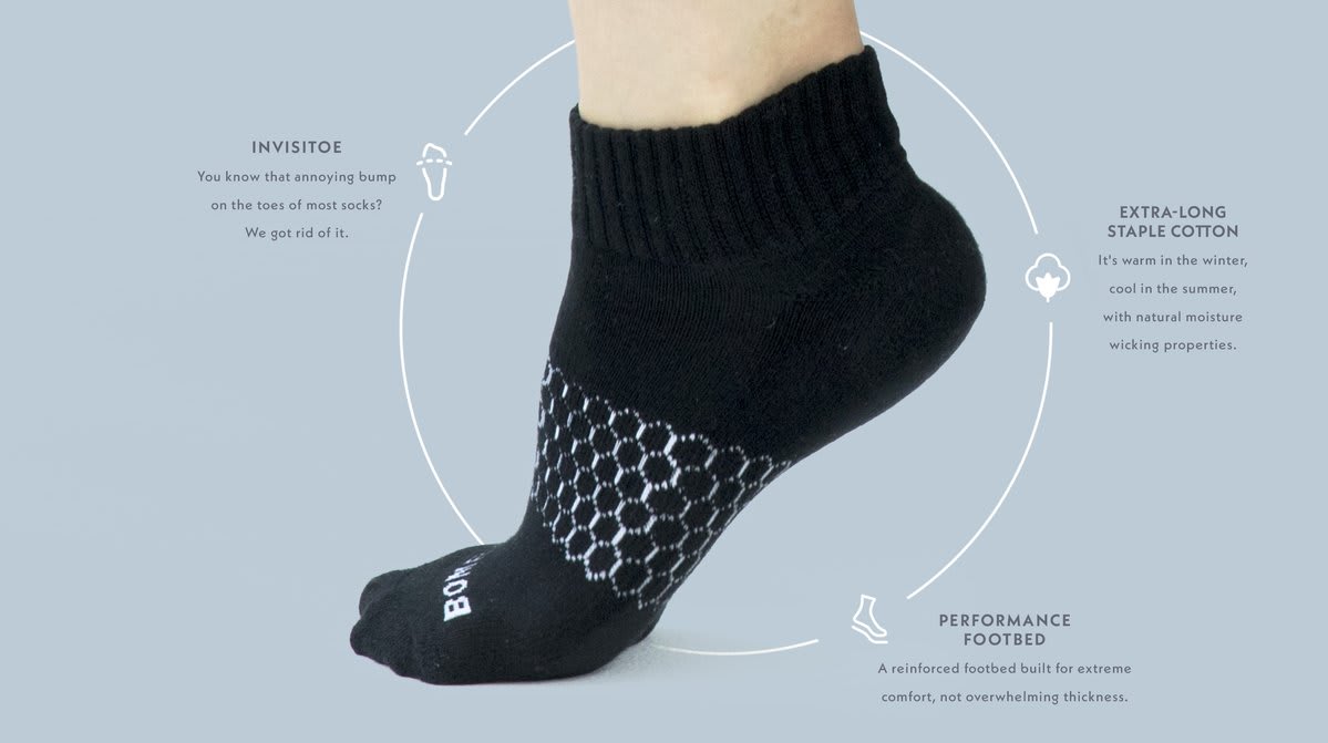 Quarter Socks Bombas
