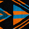 black orange blue