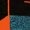 black orange teal