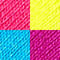 pink purple yellow blue