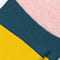 yellow teal pink