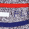 charcoal red white blue