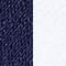 white navy marl