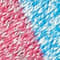 marled pink and aqua