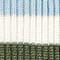 white blue green