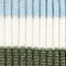 white blue green