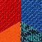 black orange red blue
