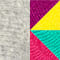 pink purple teal yellow