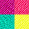 pink purple teal yellow