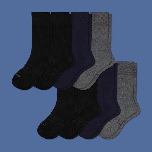 Men's Dress Calf Sock 8-Pack
