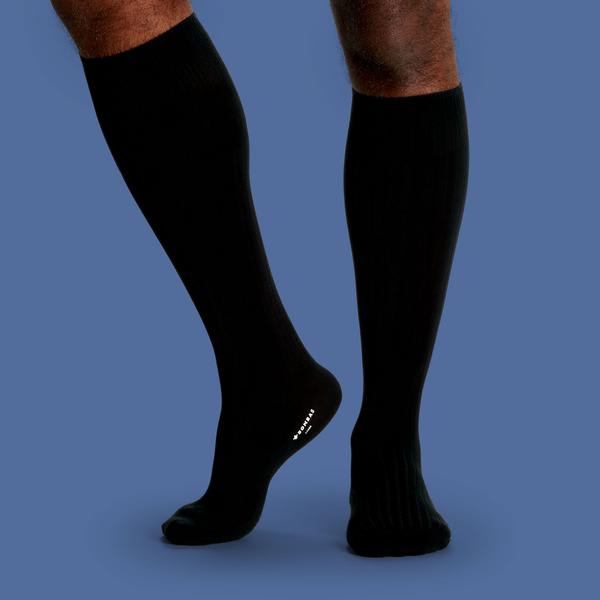 Men's Ribbed Dress Over the Calf Socks