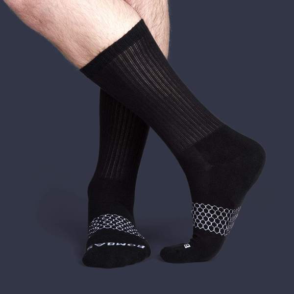 Men's Solids Calf Sock