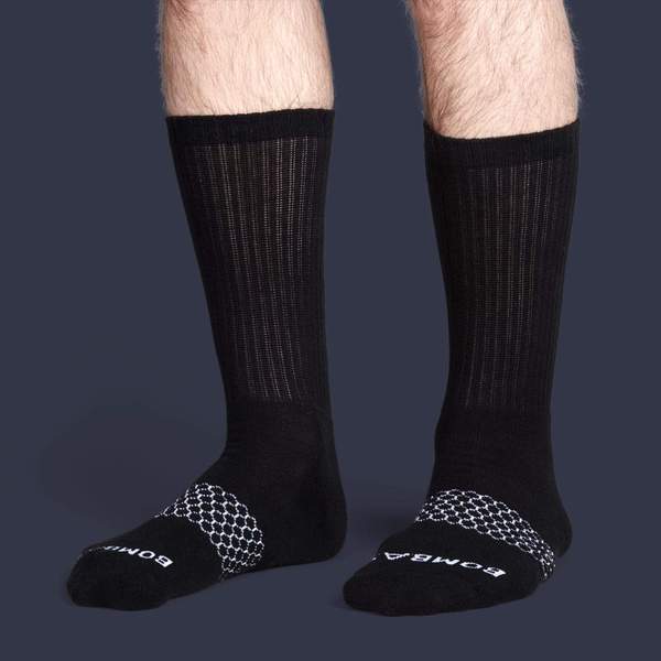 Men's Solids Calf Sock