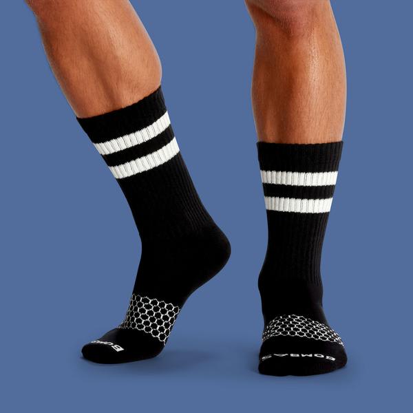 Men's Vintage Stripe Calf Socks