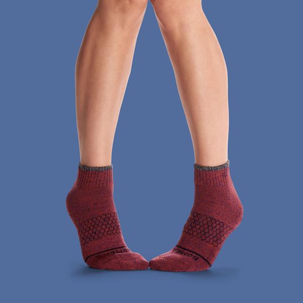 Women's Merino Wool Quarter Socks