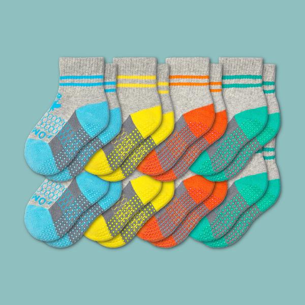 Toddler Gripper Sock 8-Pack