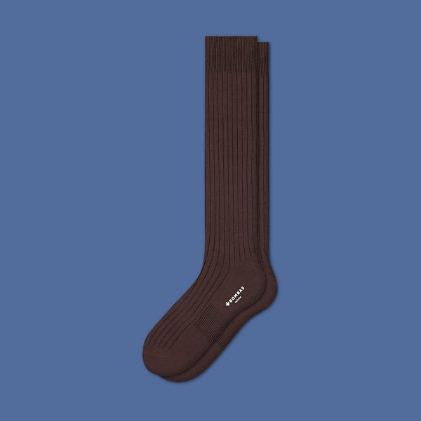 Men's Ribbed Dress Over the Calf Socks