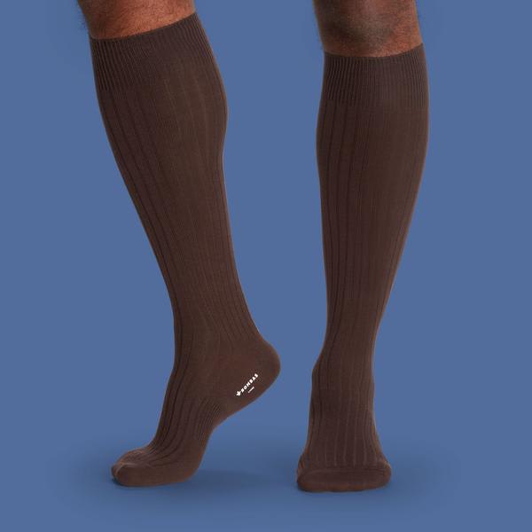 Men's Ribbed Dress Over the Calf Socks