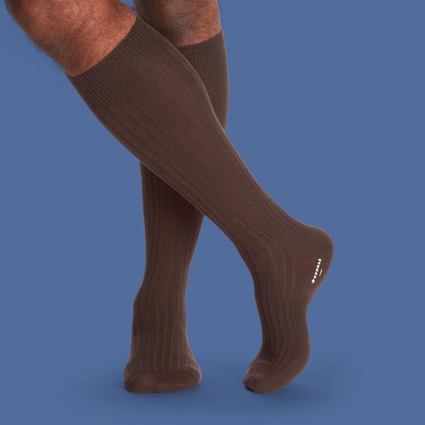 Men's Ribbed Dress Over the Calf Socks