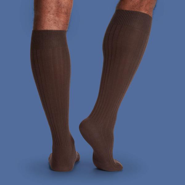 Men's Ribbed Dress Over the Calf Socks