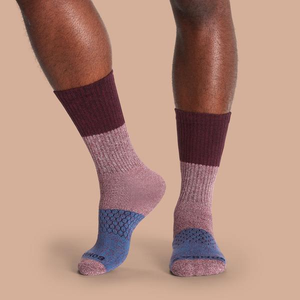 Men's Tri-Block Calf Socks
