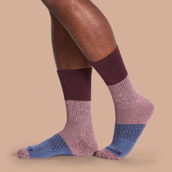 Men's Tri-Block Calf Socks