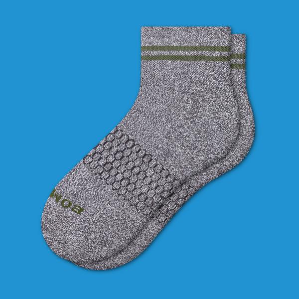 Men's Piqué Quarter Socks