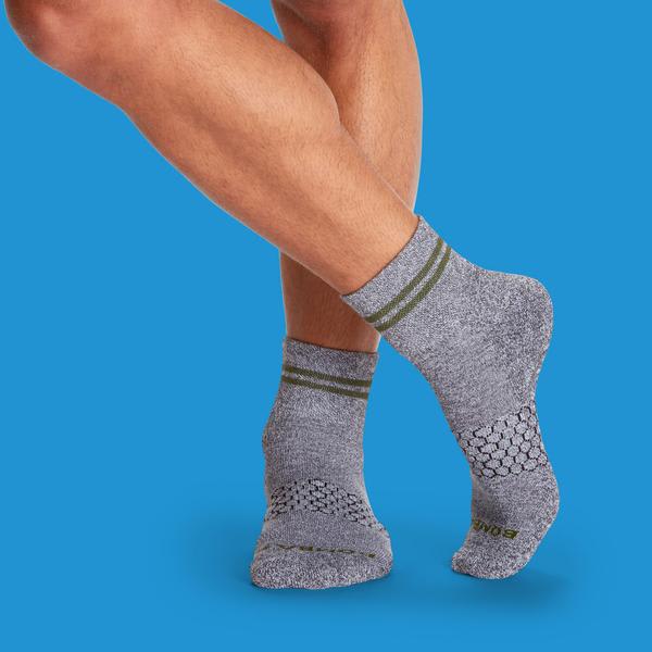 Men's Piqué Quarter Socks