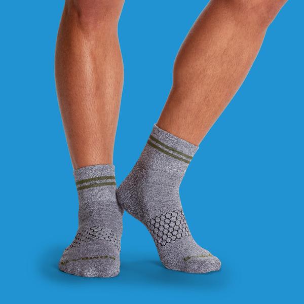 Men's Piqué Quarter Socks