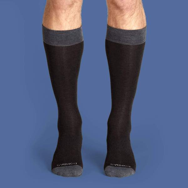 Men's Dress Solid Sock 4-Pack