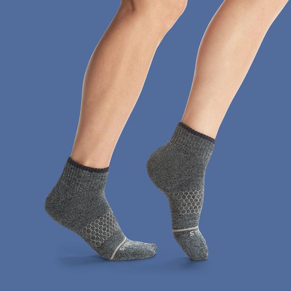 Women's Merino Wool Quarter Sock 8-Pack