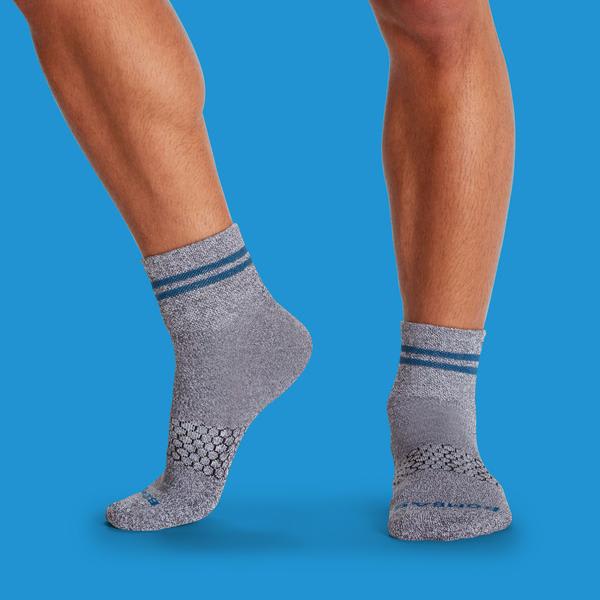 Men's Piqué Quarter Socks
