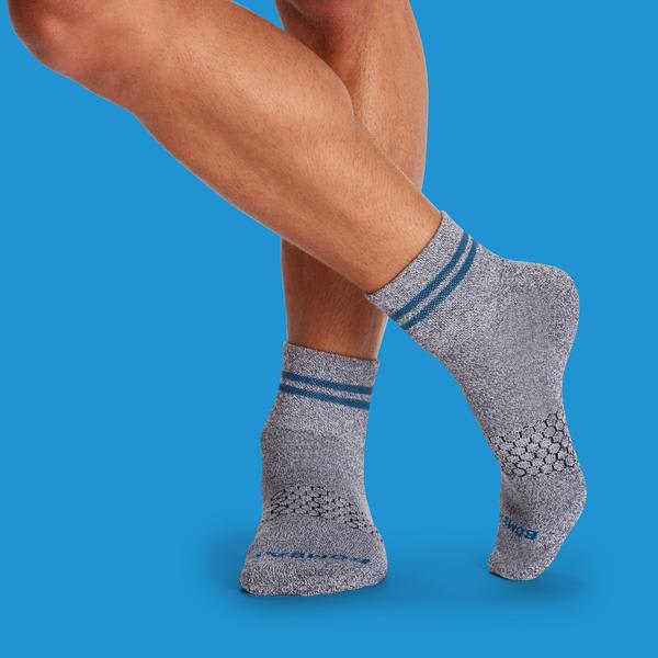 Men's Piqué Quarter Socks