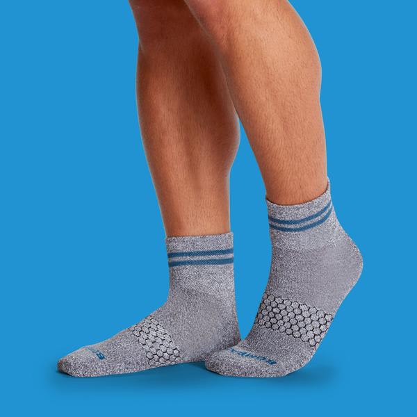 Men's Piqué Quarter Socks