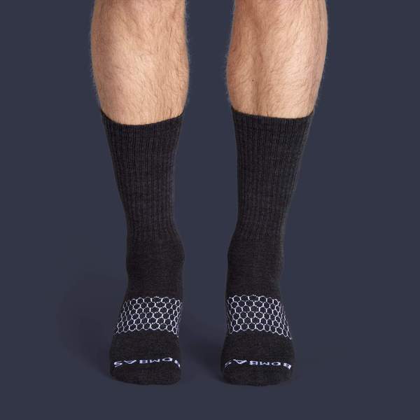 Men's Solids Calf Sock