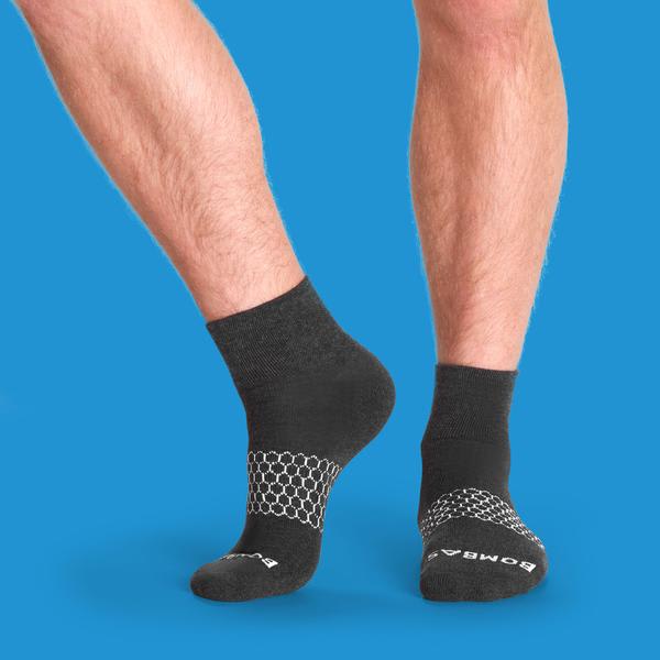 Men's Piqué Quarter Socks