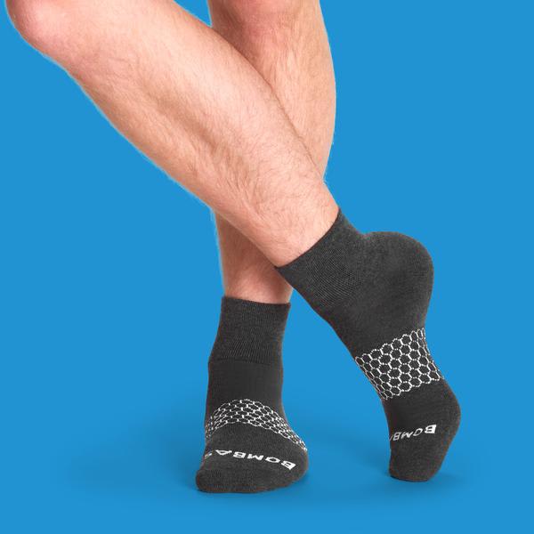 Men's Piqué Quarter Socks