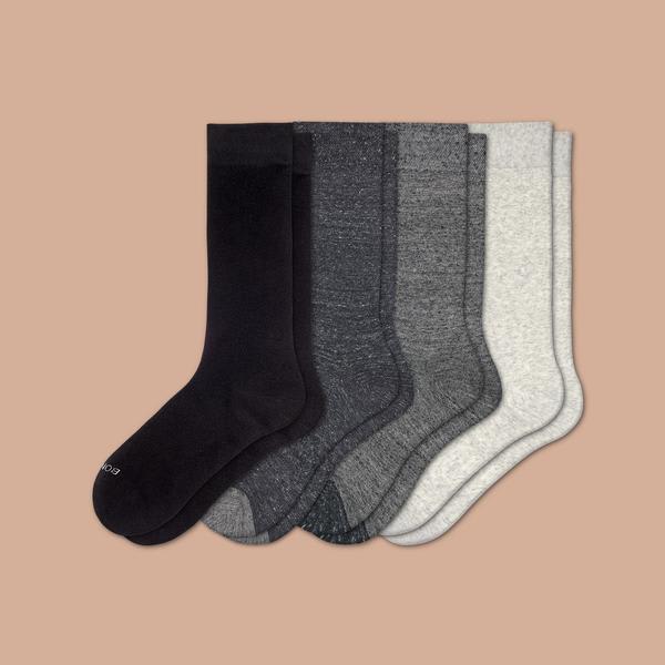 Women's Lightweight Calf Solid 4-Pack