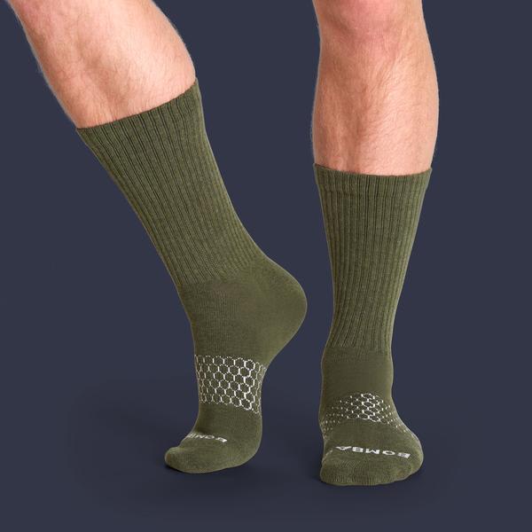 Men's Solids Calf Sock