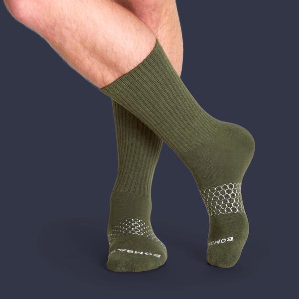Men's Solids Calf Sock