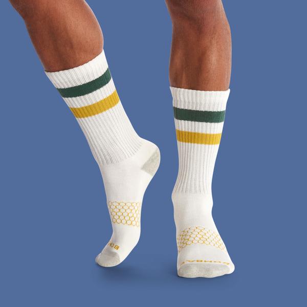 Men's Vintage Stripe Calf Socks