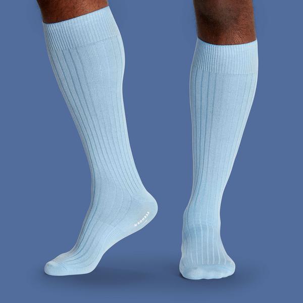 Men's Ribbed Dress Over the Calf Socks