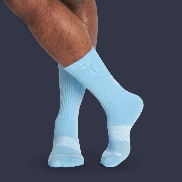 Men's Solids Calf Sock