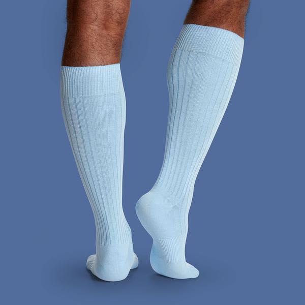 Men's Ribbed Dress Over the Calf Socks