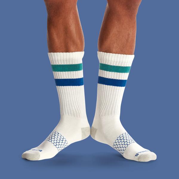 Men's Vintage Stripe Calf Socks