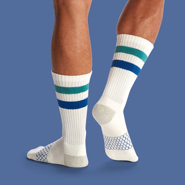 Men's Vintage Stripe Calf Socks