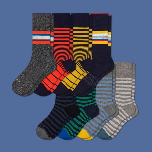 Men's Dress Calf Sock 8-Pack
