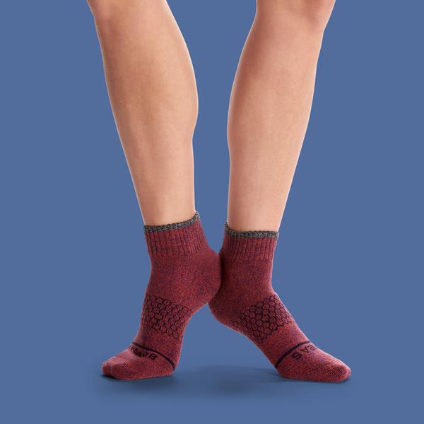 Women's Merino Wool Quarter Sock 8-Pack